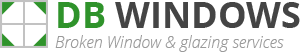 Churchdown Broken Window Logo